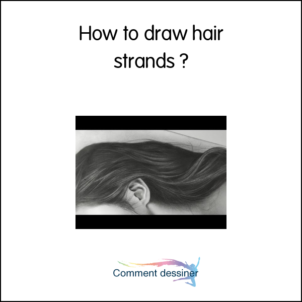How to draw hair strands How to draw